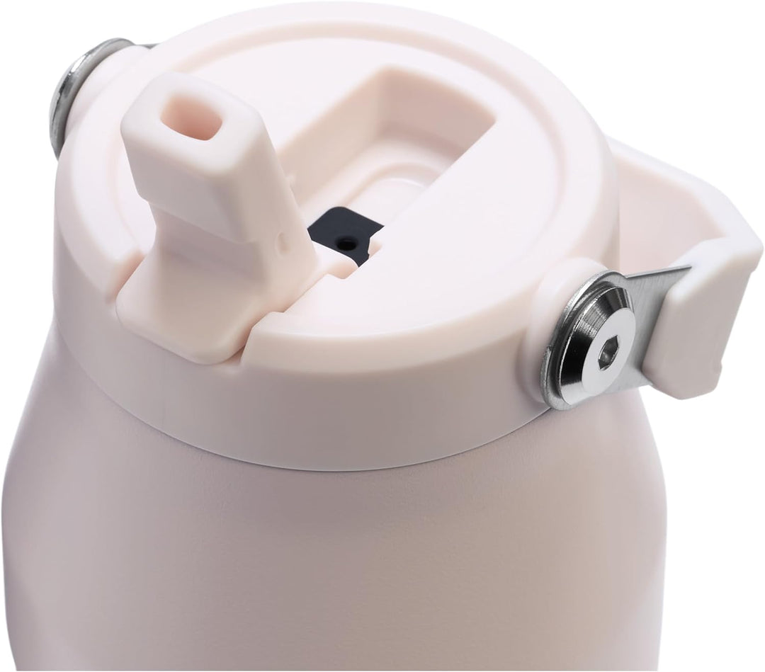 Stanley 1913 Flip Straw Trinkflasche 1.06L - Rose Quartz | Kühlt 15 Std. - 4 Tage eisgekühlt - Ausla