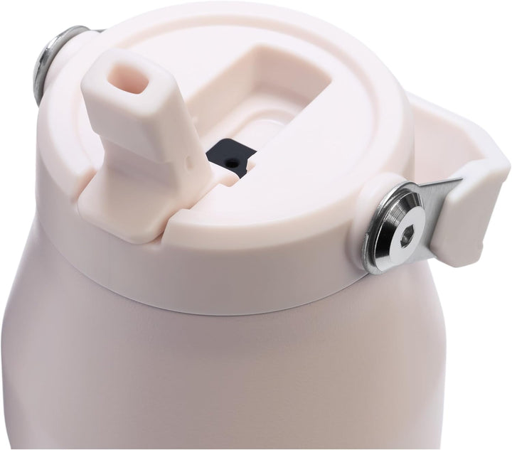 Stanley 1913 Flip Straw Trinkflasche 1.06L - Rose Quartz | Kühlt 15 Std. - 4 Tage eisgekühlt - Ausla