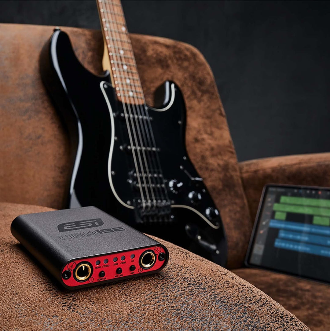 ESI UGM192 | Kompakte 24-bit / 192 kHz USB-Audiolösung für Gitarren- und Mikrofonsignale