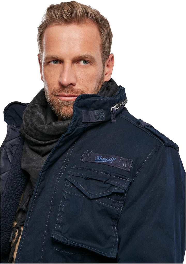 Brandit M65 Giant Herren Jacke Parka Winterjacke S Blau (Navy), S Blau (Navy)