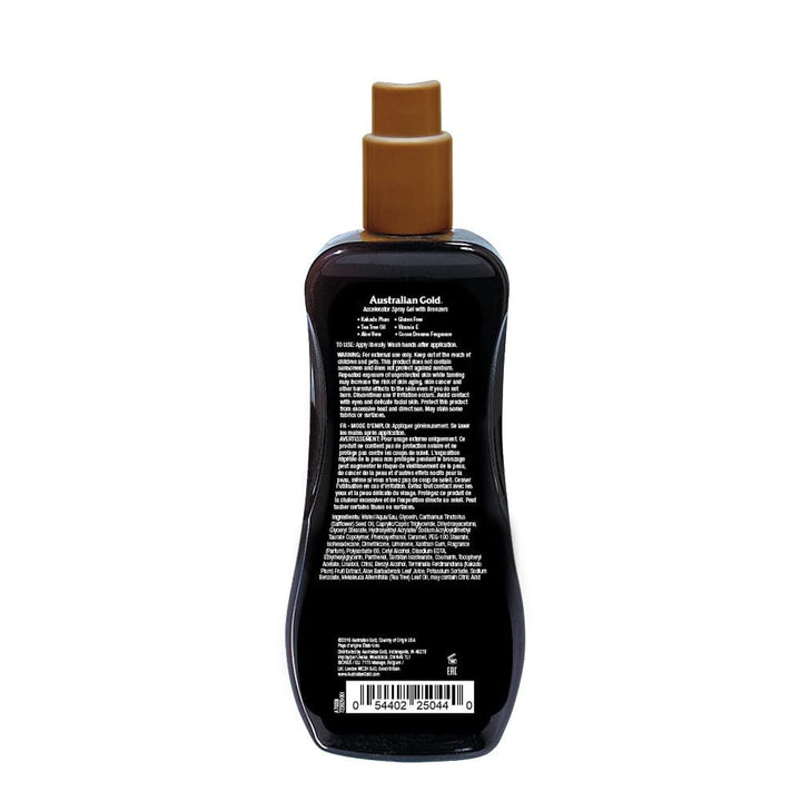 Australian Gold -Dunkelbräunungsbeschleuniger-Sprühgel, 237 ml (1er Pack) & Sonnenschutz Spray with