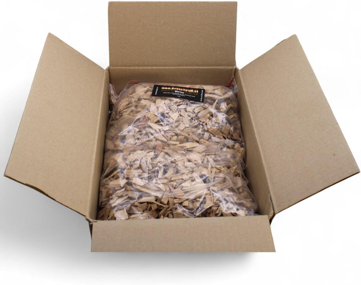 Räucherchips Birne 1000g - Fruchtige Grill-Chips für Geflügel, Käse & Schwein, BBQ Woodchips 4-10mm