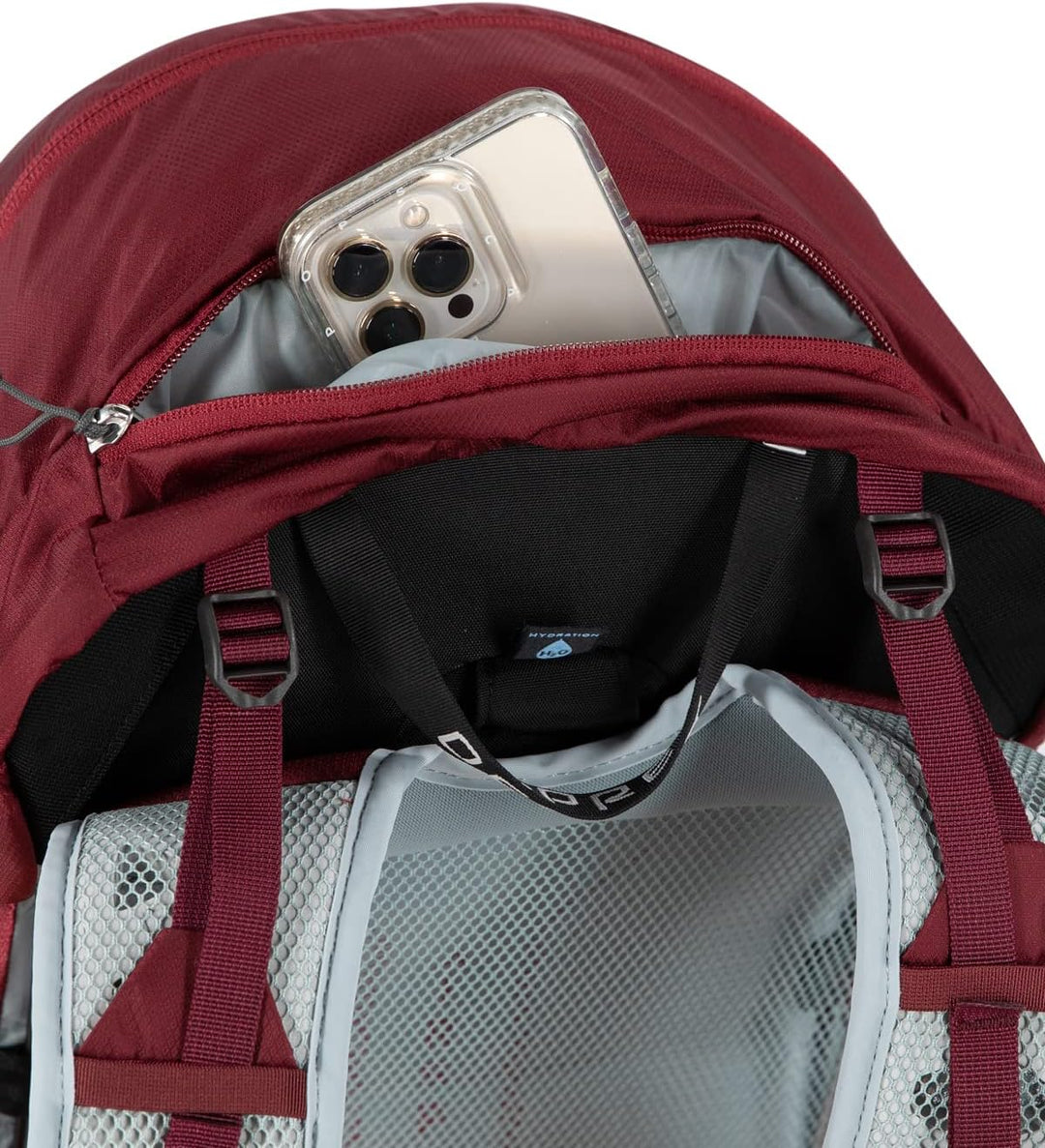 Osprey Europe Hikelite 28 Backpack Sangria Red M-L, Sangria Red M-L