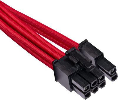 Corsair Premium Sleeved Netzteil Pro-Kabel-Set Typ4 (Generation 4-Serie) Rot Pro-Set Rot, Pro-Set Ro