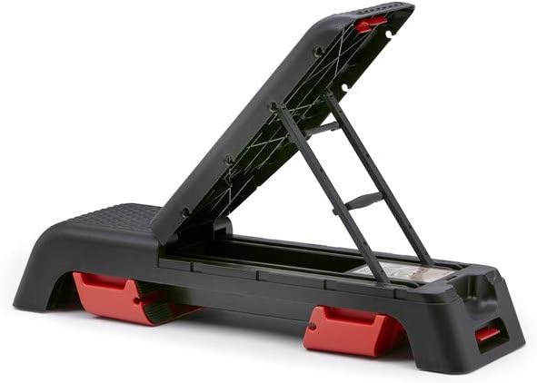 Reebok Deck Multifunktions-Stepbench, schwarz/rot