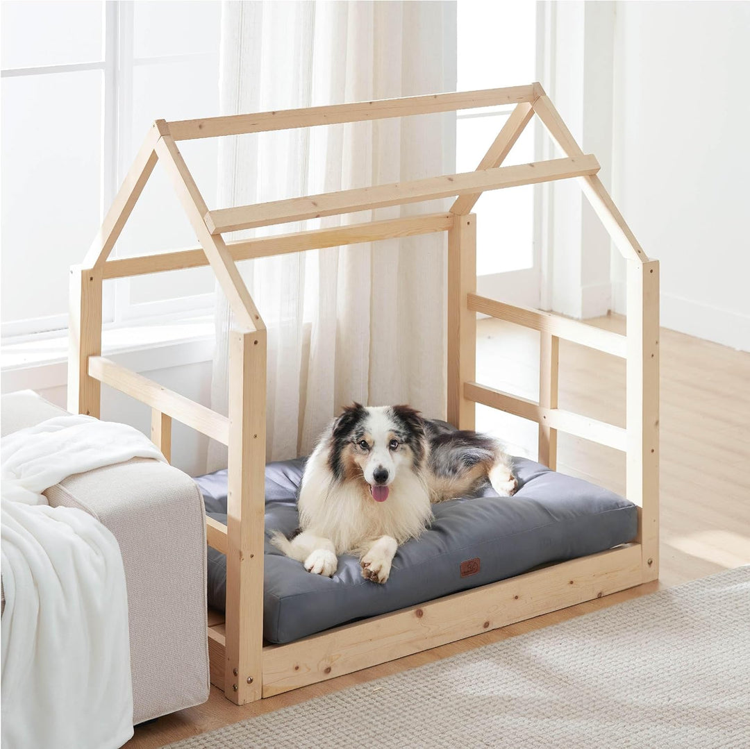 BEDSURE Hundekissen grosse Hunde waschbar - 111x89cm hundematratze wasserdicht XXL für grosse, mitte