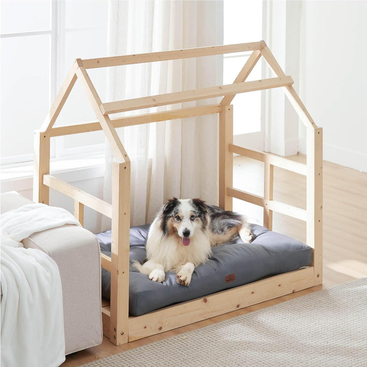 BEDSURE Hundekissen grosse Hunde waschbar - 111x89cm hundematratze wasserdicht XXL für grosse, mitte