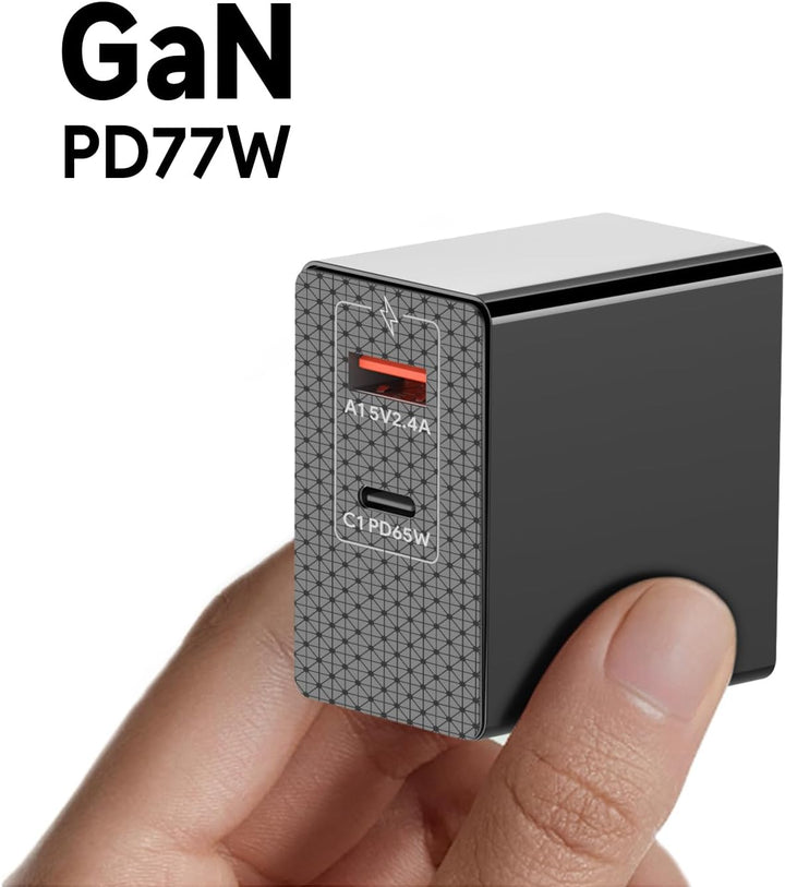 KFD USB C Ladegerät, GaN PD 65W Netzteil für DJI Neo Air 3S Mini 4K 2 SE, Avata 2 Mavic 3 Drones ADP