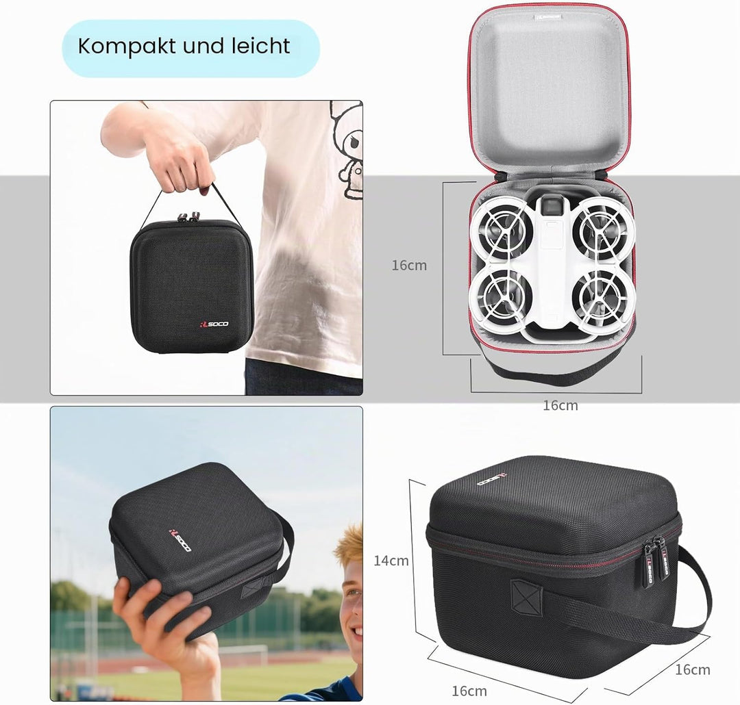 RLSOCO Tasche für DJI Neo Minidrohne – passend für Neo-Zubehör: Neo drohne, RC-N3-Fernbedienung, Lad