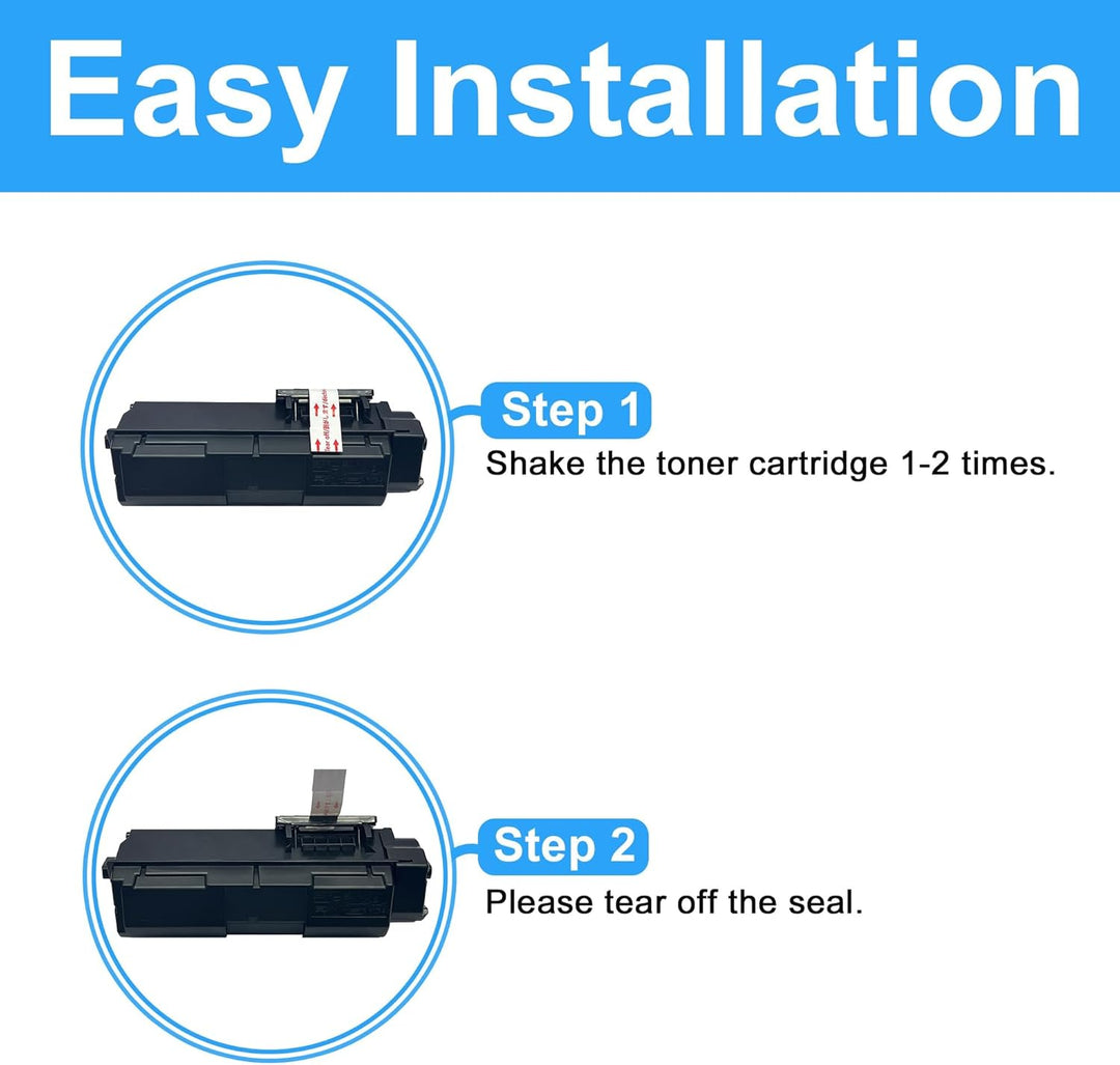 LCL TK-1170 Schwarz Tonerkartusche Kompatibel für Kyocera TK1170 TK-1170 Kompatibel für Kyocera Ecos