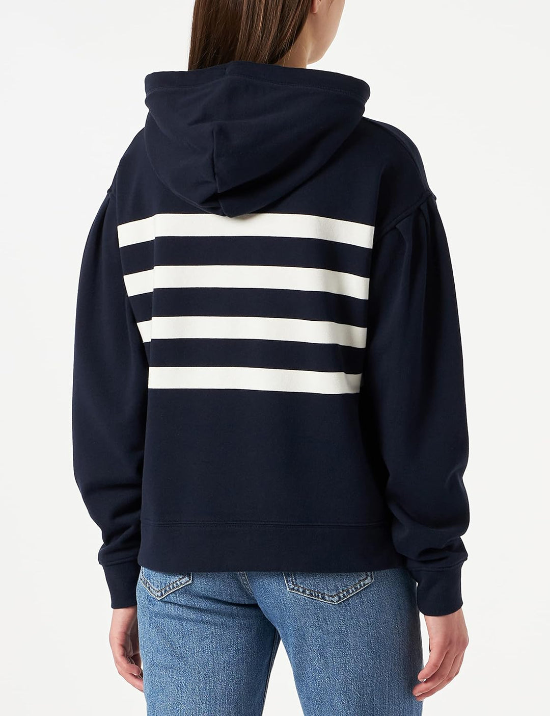 GANT Damen Kapuzenpullover S Evening Blue, S Evening Blue