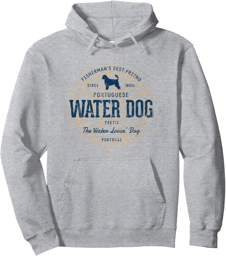 Portuguese Water Dog Vintage Portugiesischer Wasserhund Pullover Hoodie