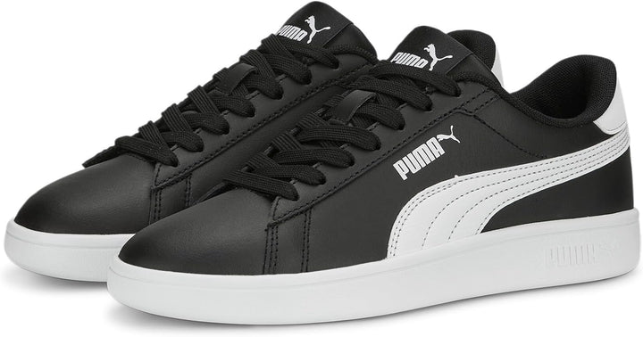 PUMA Unisex Kinder Smash 3.0 L Jr Sneaker, Puma Black Puma White