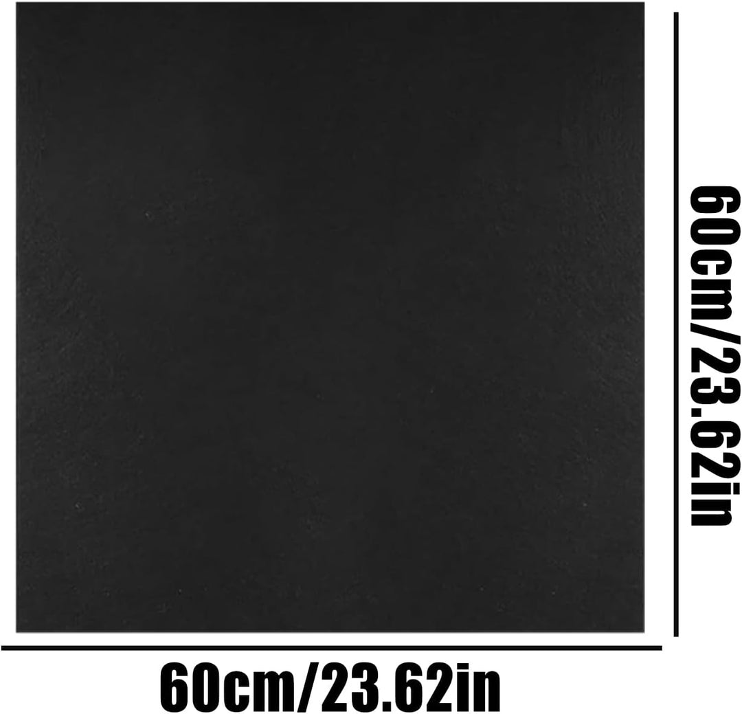 Dartboard Wandschutz - Dartboard Zubehör | Robuste Schwarz Abnehmbare Matte Für Spielzimmer Garage K
