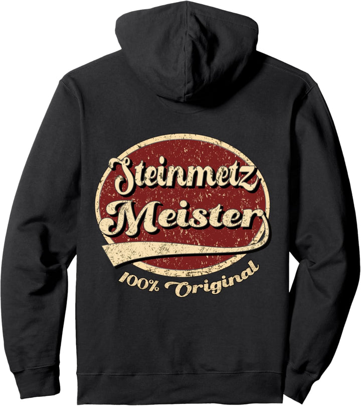 Steinmetz Meister Bildhauer Retro Steinmetz-Meister Pullover Hoodie