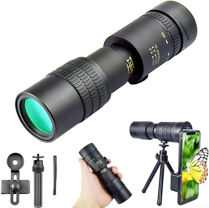 Monokular-Teleskop, 10-300-facher Zoom, leistungsstarkes Hand-Monokular für den Aussenbereich, einzi
