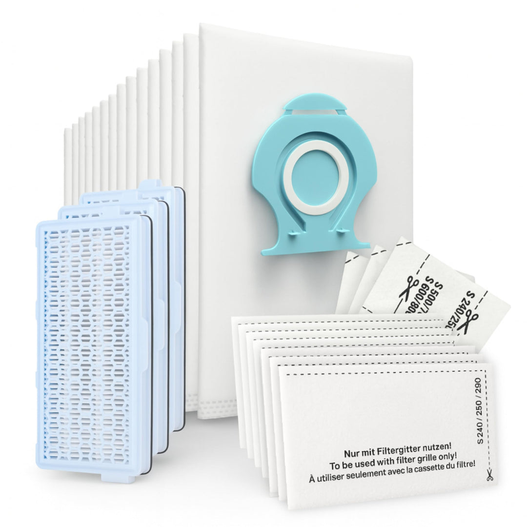 SAFE 'N CLEAN Staubsaugerbeutel kompatibel mit Miele Guard | Ersatz für TU XXL HyClean Pure/CO XXL V