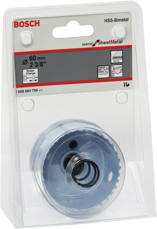 Bosch Professional 1x Lochsäge Special for Sheet Metal (für Edelstahlbleche, Stahlbleche, Ø 60 mm, Z