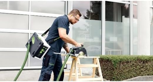 Festool Akku-Absaugmobil CTMC SYS I-Basic CLEANTEC (mit Hauptfilter, Filtersack montiert, Saugschlau