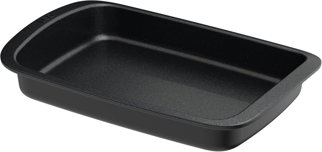 BergHOFF Leo Graphite Antihaft Bräter mit Rost 42x28cm - Auflaufform gross - Bräter rechteckig - Ofe