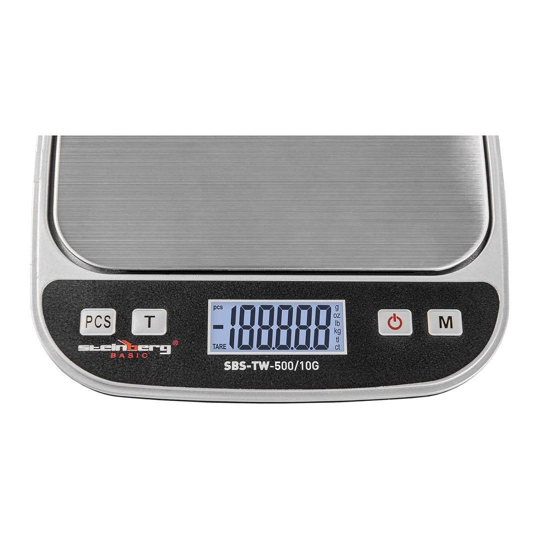 Steinberg Systems - SBS-TW-500/10G - Tischwaage Küchenwaage Präzisionswaage Briefwaage(Digital, 500