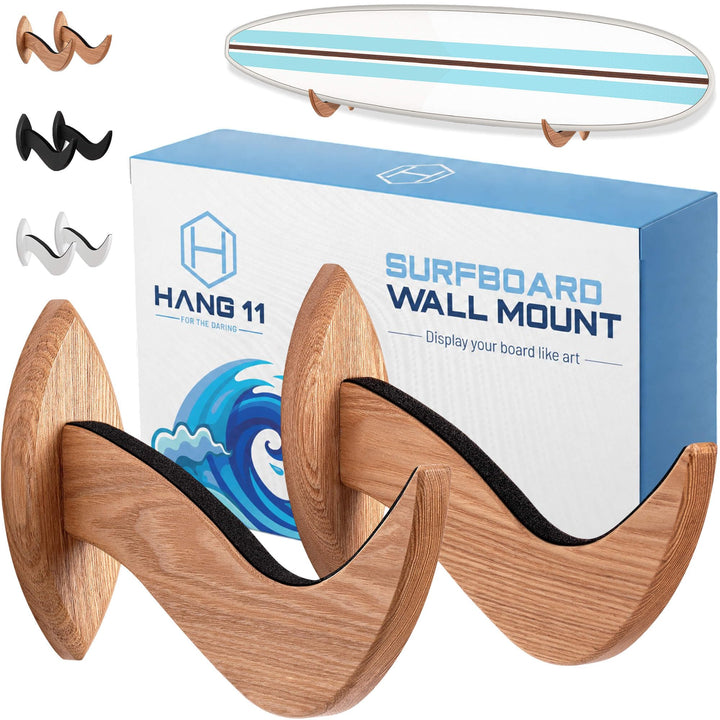 Hang 11 Surfboard Wandhalterung,Rack für Surfboard, Snowboard, Longboard, Skateboard, Wakeboard, der