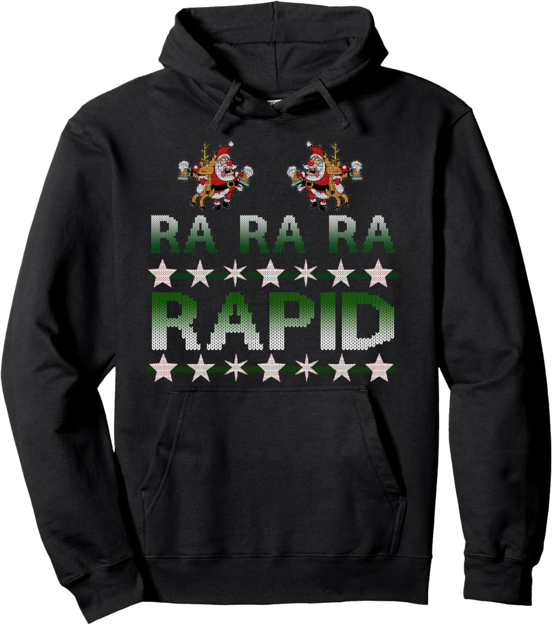 Ugly Ra Ra Ra Rapid X- Mas Fussball I Weihnachten Pullover Hoodie