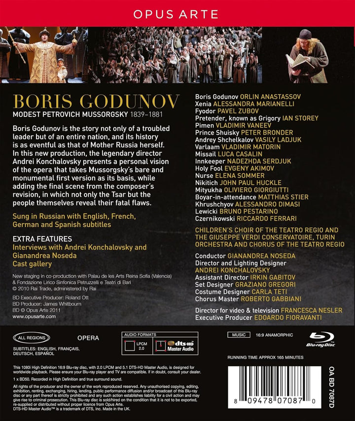 Mussorgsky: Boris Godunov, Blu-ray