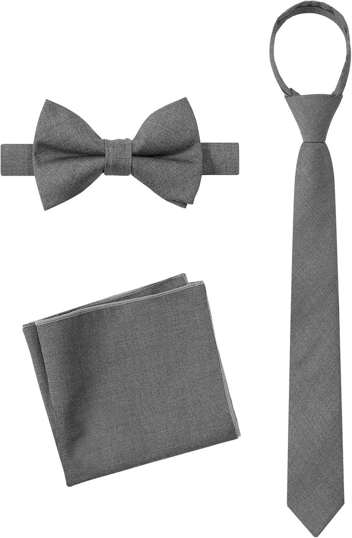 mintgreen 2er Set Anzüge für Jungen, Weste & Hose & Fliege & Krawatte & Einstecktuch, 116-164 116-12