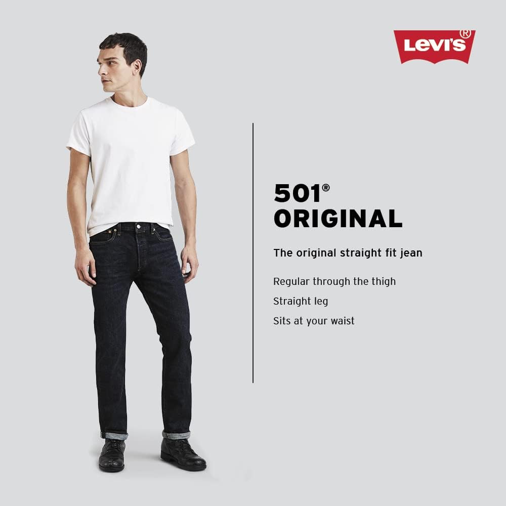 Levi's Herren 511 Slim Jeans 32W / 34L Black Black Rinse, 32W / 34L Black Black Rinse