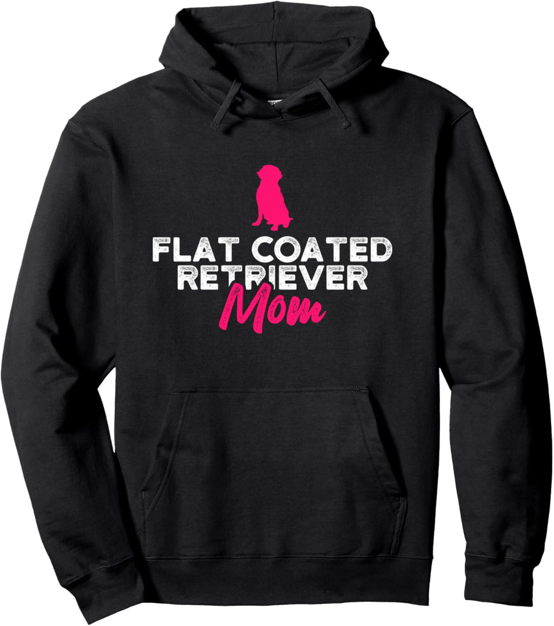 Flat Coated Retriever Mom Pullover Hoodie