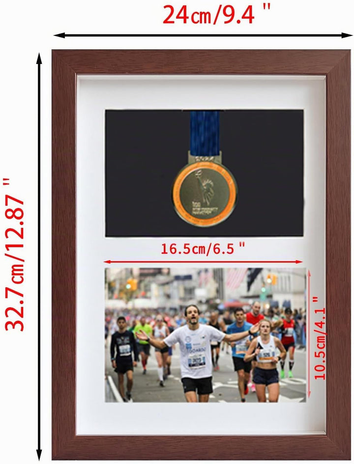 xj Medaillenkasten,Medaille Display Rahmen,Medaillendisplay, Fotorahmen, Box 3D, bilderrahmen mit Gl