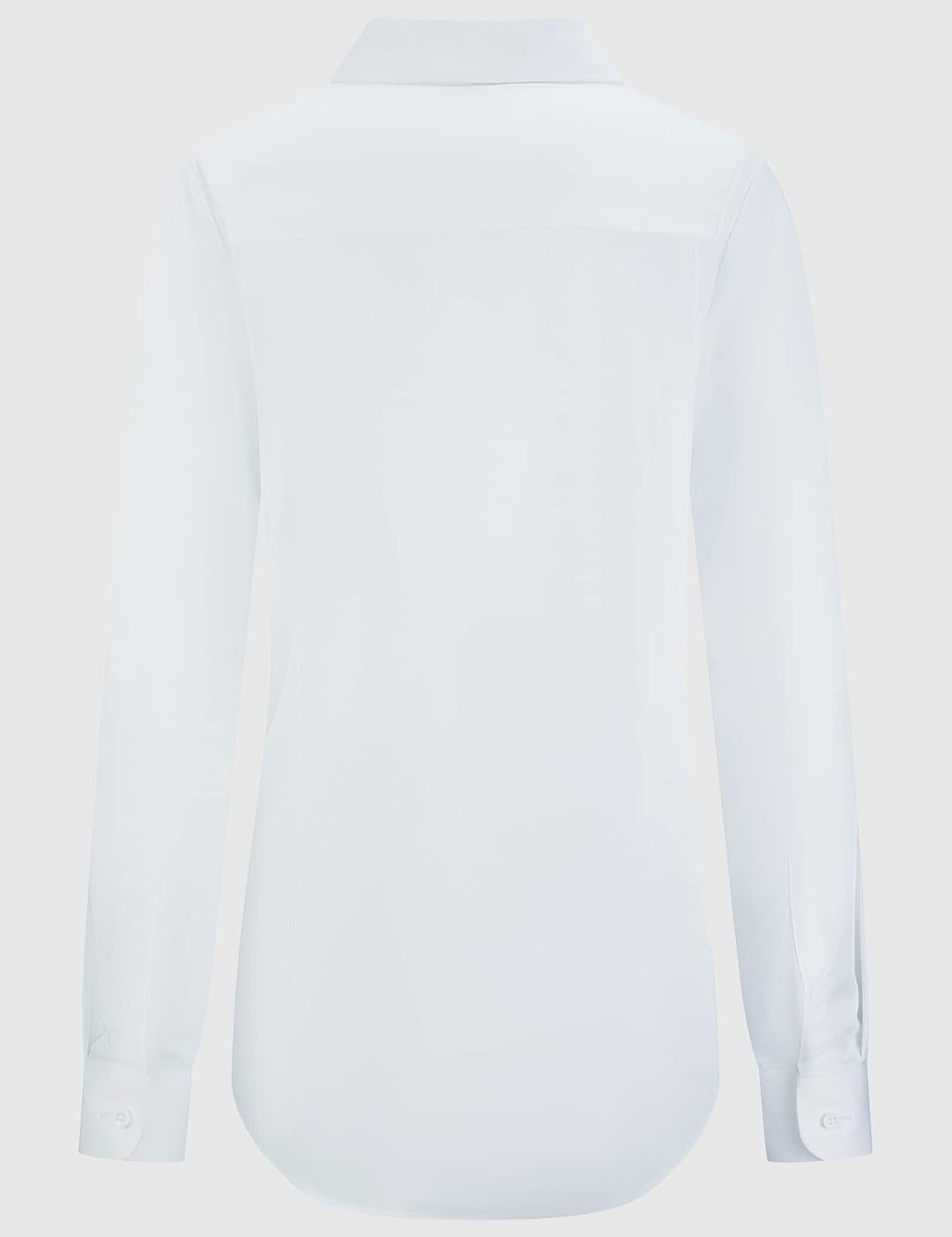 Tapata Frauen Klassische Button-Down Bluse Formelle Arbeit Kleid Fitted Shirts Kragen Langarm Busine
