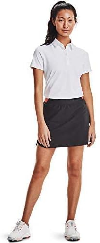 Under Armour Damen Zinger Short Sleeve Golf Polo Short-Sleeve Polos, White-metallic Silver