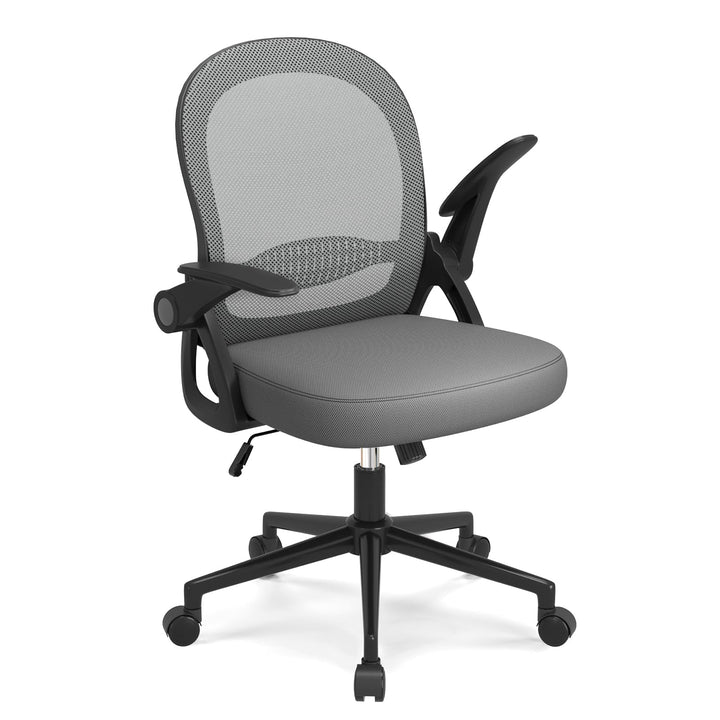 naspaluro Bürostuhl, Ergonomischer Schreibtischstuhl mit Atmungsaktiv Netzbespannung, Hochklappbare