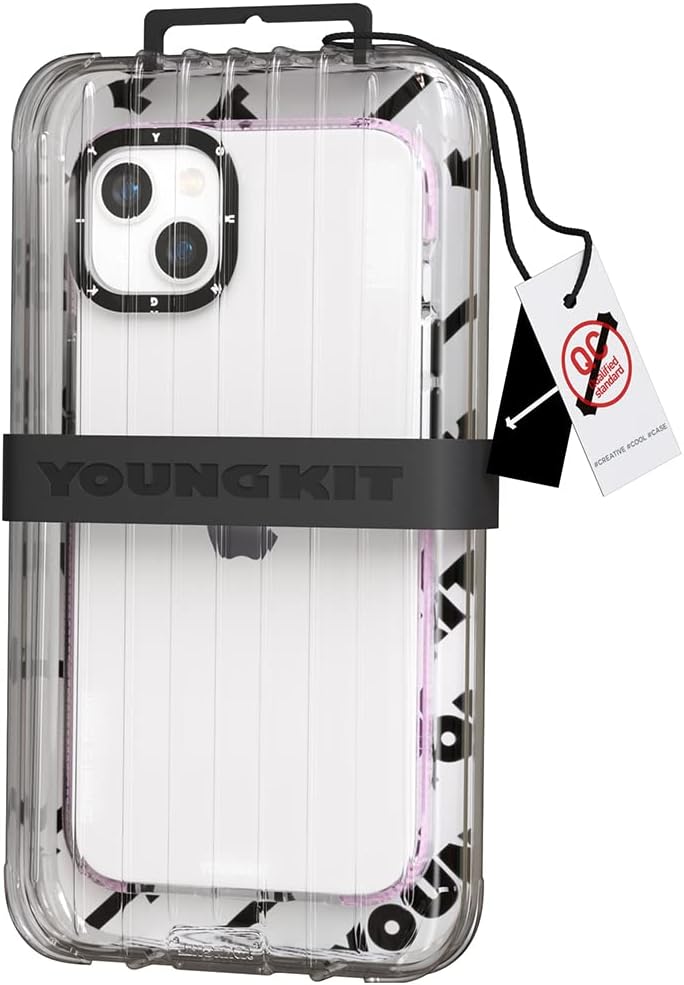 YOUNGKIT für iPhone 14 Plus Hülle, Stossfeste Kratzfeste Schutzhülle Slim Klar Case Dünne Griffige T