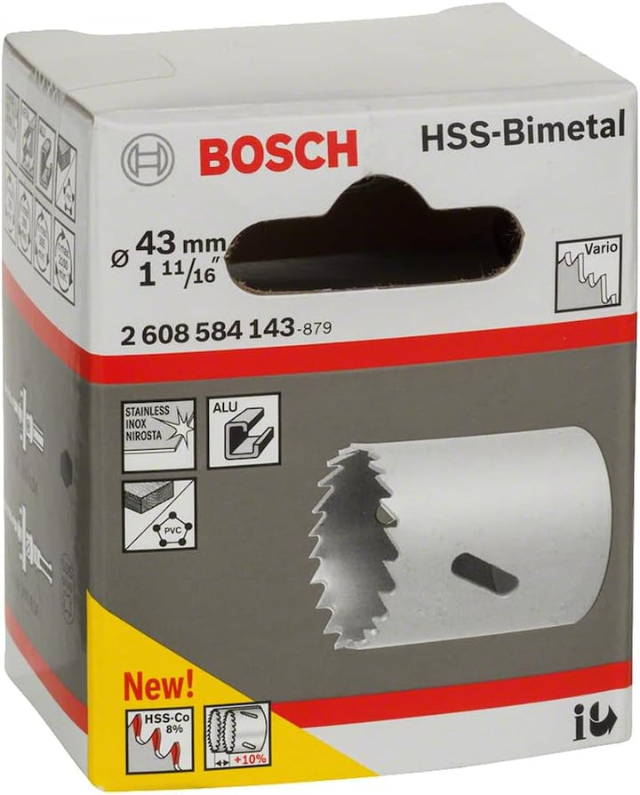 Bosch Accessories Professional Lochsäge HSS Bimetall für Standardadapter (für Metall, Aluminium, ros