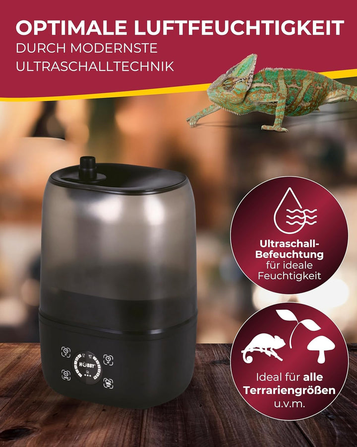 Hobby 37249 Hygro System - Digitale Benebelungsanlage für Terrarien, Single