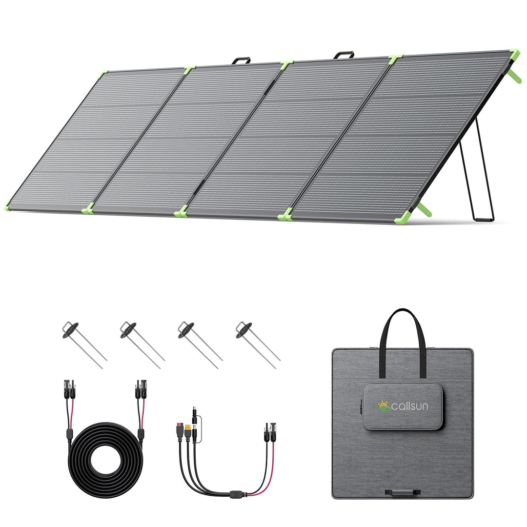 N-Type 16BB 500W Faltbare Bifazial Solarpanel,Callsun Tragbares Monokristallines Solarmodule,Tragbar