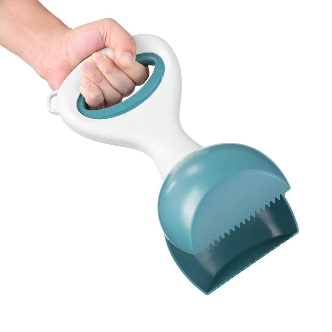 Navaris Hundekotsammler - Vollständige Kontrolle mit Knopf - Hundekotgreifer - Hundekotschaufel aus