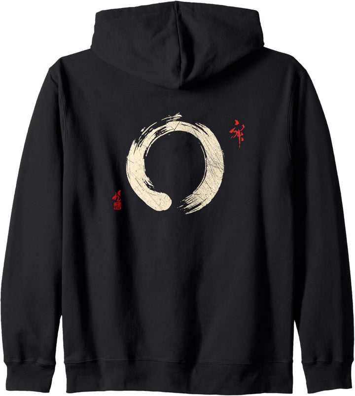 Buddhismus Meditation Yoga Bonsai Zen Enso Circle Goa Karma Kapuzenjacke