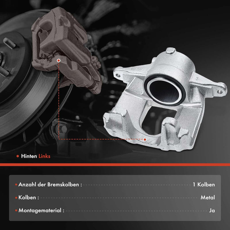 Frankberg Bremssattel Bremszange Vorderachse Links Kompatibel mit Corsa D S07 1.7L 2006-2014 Replace