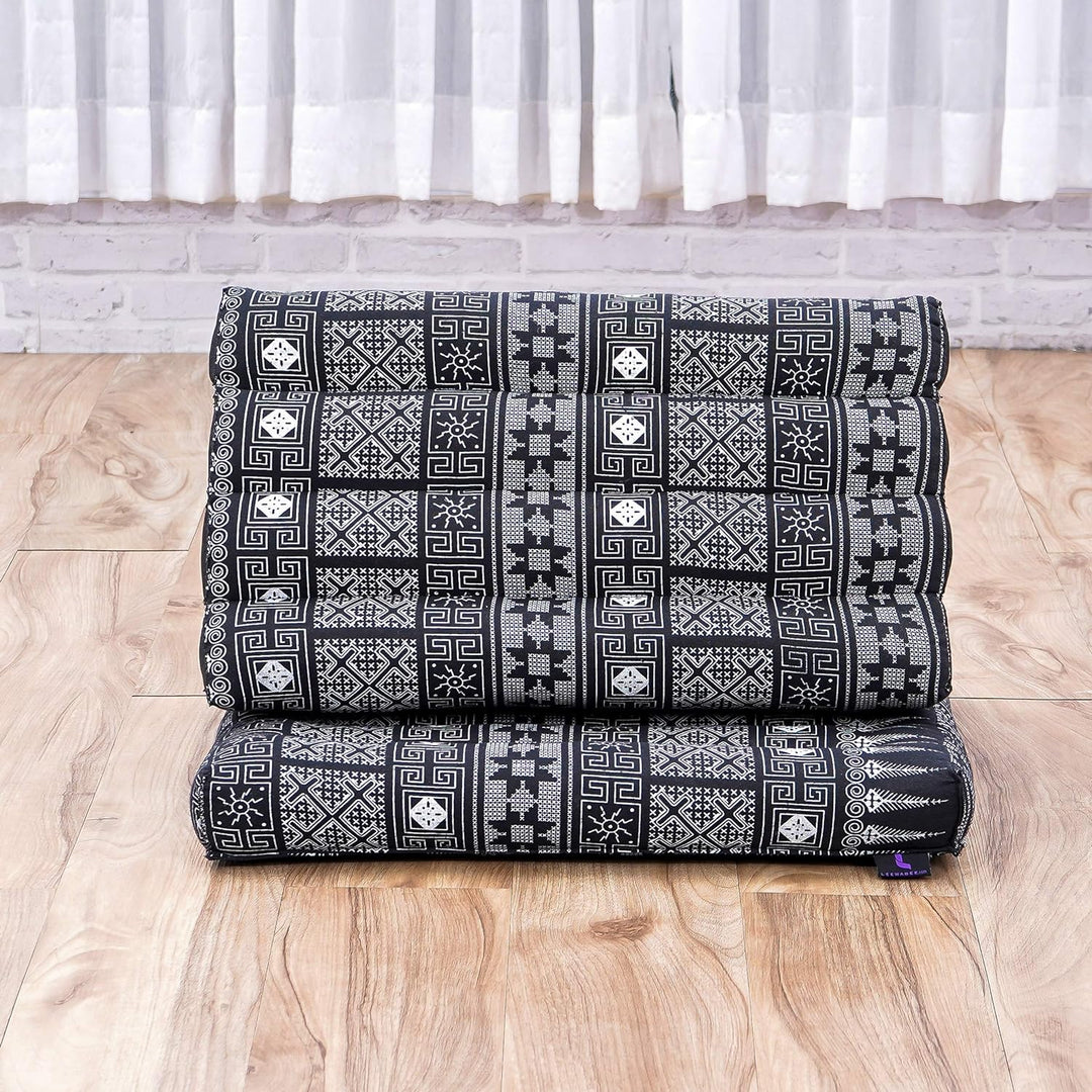Leewadee Thai-Kissen Falt-Matratze Chill-Out Klapp-Matte Gepolsterte Lesestütze Boden-Liege-Matte mi
