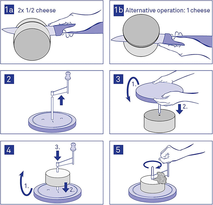 kela Käsehobel rund mit Haube 16 x Ø 22cm, Käseschaber, Girolle, Schokoladenhobel, PLANUM, Buchenhol