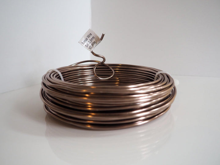 Grow A Bonsai Tree Eloxiertes Aluminium 2,5mm Bonsai Draht 250g grosse Rolle (60 Feet) - (2,5mm, Bra