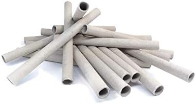 8 x 10 x 120mm Papphülse, Grau, parallel gewickelt, pyro paper tubes, Papierhülse, cardboard tubes,