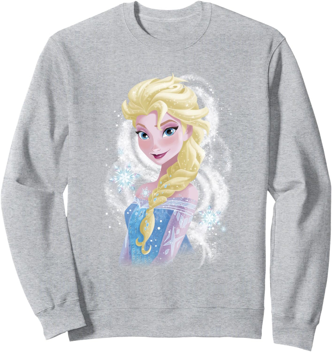 Disney Frozen Elsa Snowflake Swirls Sweatshirt