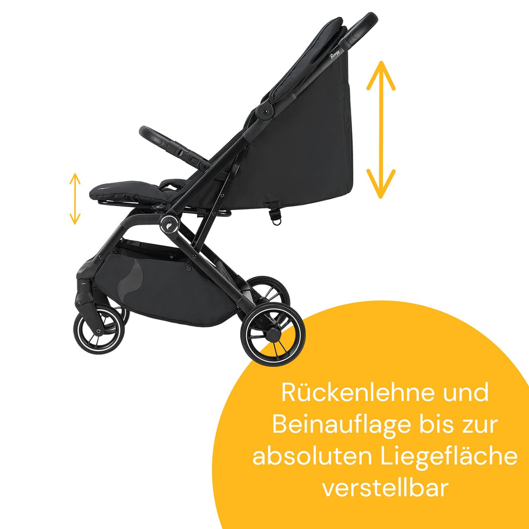 Osann Boogy 2 Kinderwagen Buggy mit Liegefunktion ab Geburt bis 22 kg - Reisebuggy inklusive Regenve