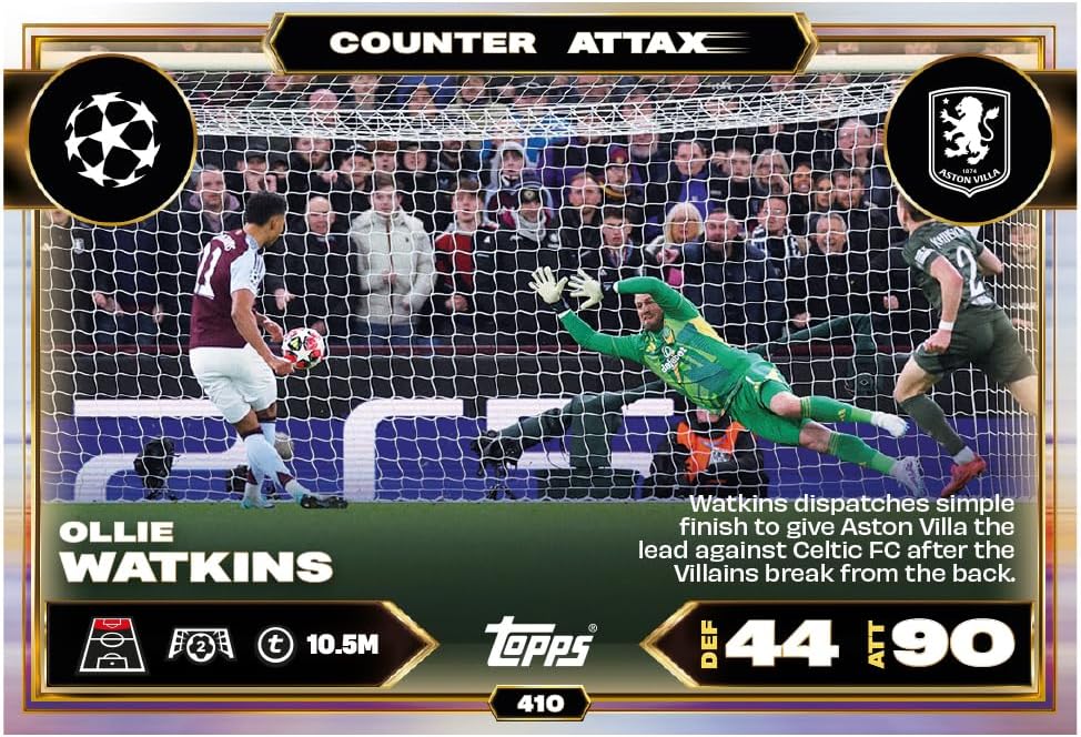 Topps UCC Match Attax 2025/26 - Mega Tin - Spartans - enthält 45 Match Attax Karten plus 3 exklusive