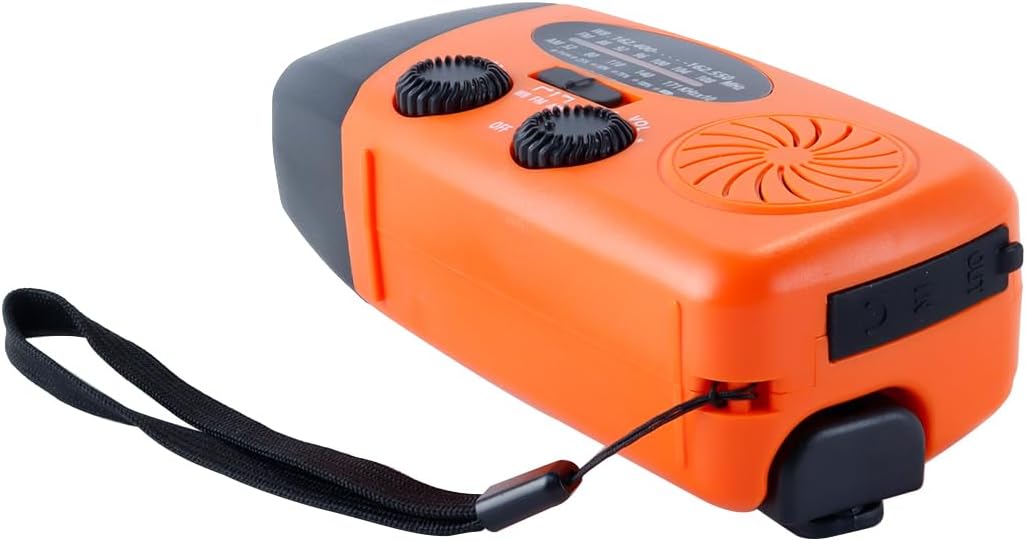 Solarradio, Survival-Handkurbel-Dynamo, AM/FM-Notwetterradio, Für Den Haushalt Und Outdoor-Camping,
